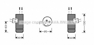 AVA QUALITY COOLING msd104 -  Осушитель, кондиционер